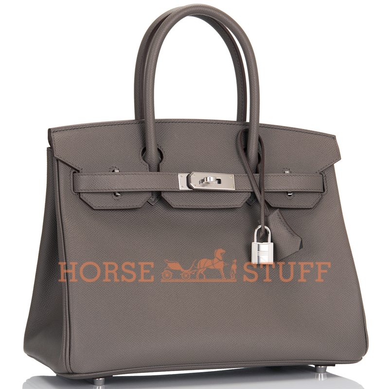 Hermès Birkin 30 Etain Epsom PHW