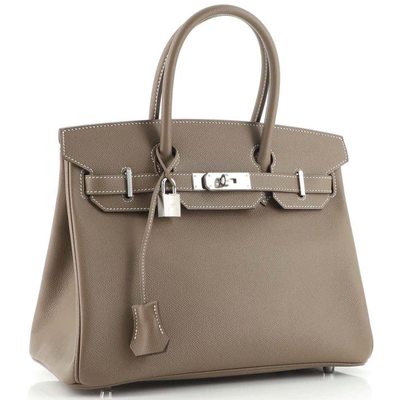 Hermès Birkin 30 Etoupe Epsom PHW