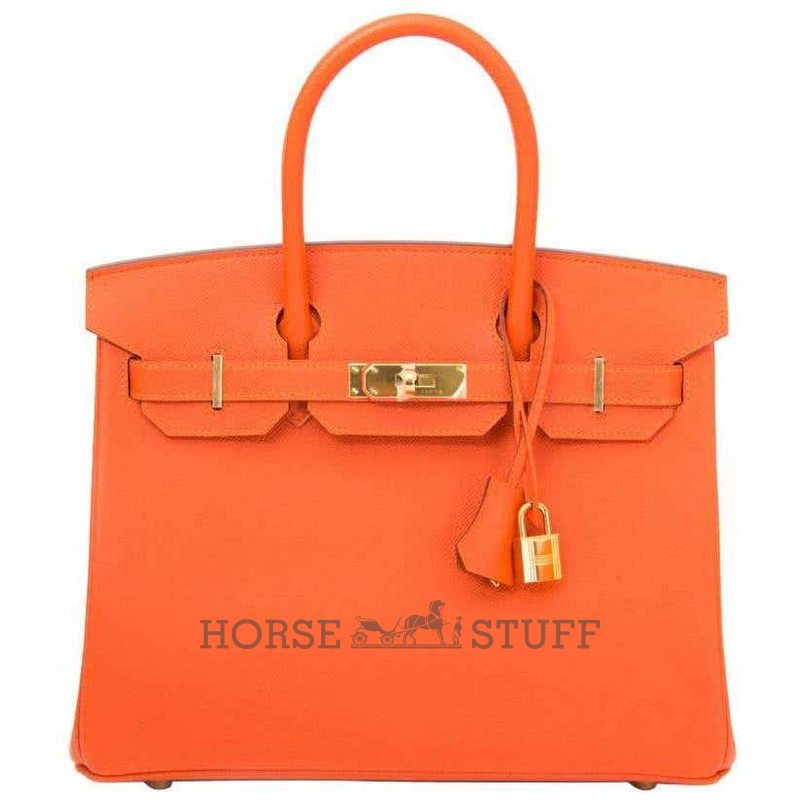 Hermès Birkin 30 Feu Epsom GHW