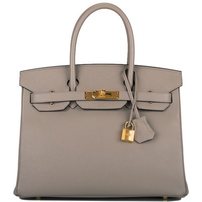 Hermès Birkin 30 Gris Asphalt Epsom GHW