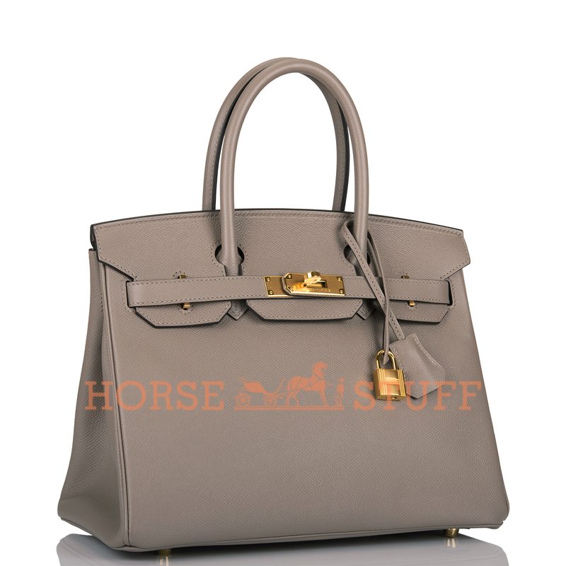 Hermès Birkin 30 Gris Asphalt Epsom GHW