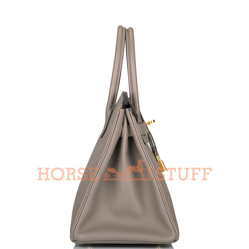 Hermès Birkin 30 Gris Asphalt Epsom GHW