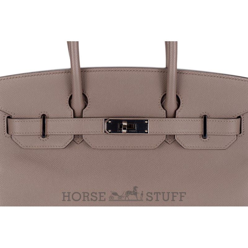 Hermès Birkin 30 Blue Pale Clemence GHW