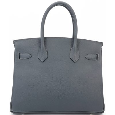 Hermès Birkin 30 Gris Misty Epsom PHW