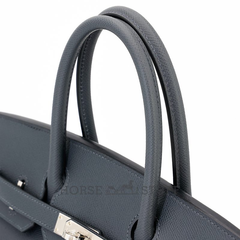 Hermès Birkin 30 Gris Misty Epsom PHW