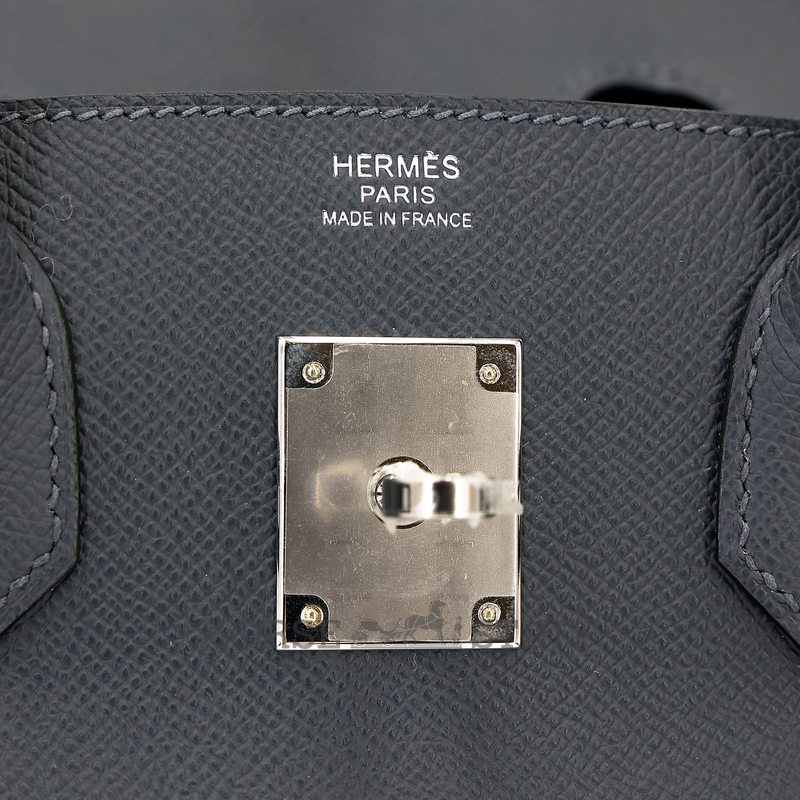 Hermès Birkin 30 Gris Misty Epsom PHW
