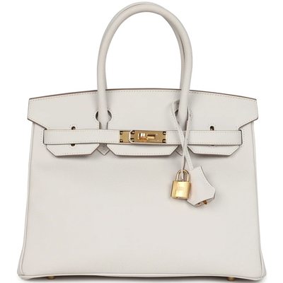 Hermès Birkin 30 Gris Pale Epsom GHW