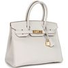 Hermès Birkin 30 Gris Pale Epsom GHW