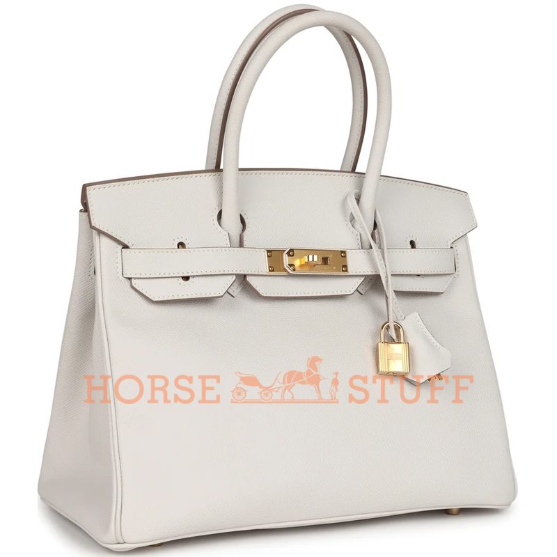 Hermès Birkin 30 Gris Pale Epsom GHW