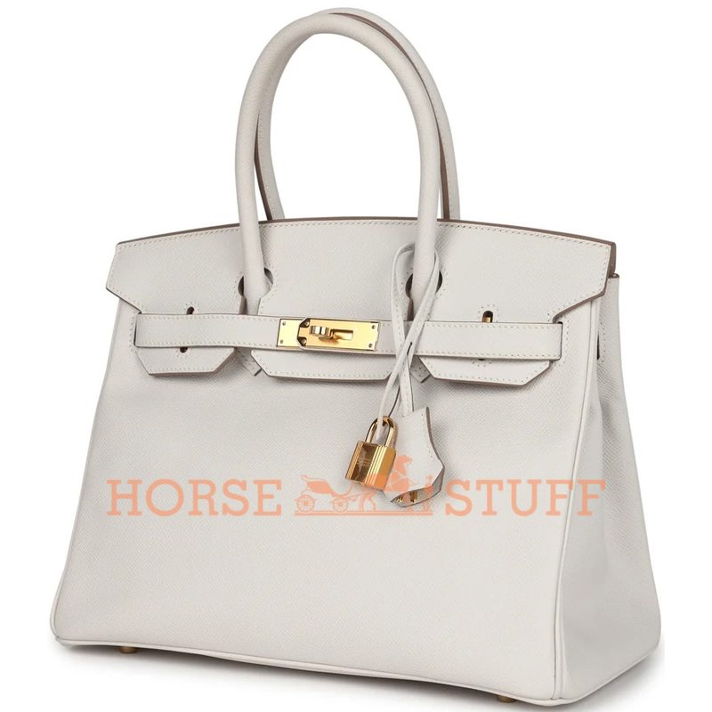 Hermès Birkin 30 Gris Pale Epsom GHW