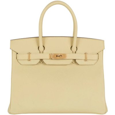 Hermès Birkin 30 Jaune Poussin Epsom GHW