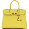 Hermès Birkin 30 Lime Epsom GHW