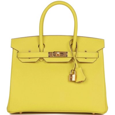 Hermès Birkin 30 Lime Epsom GHW