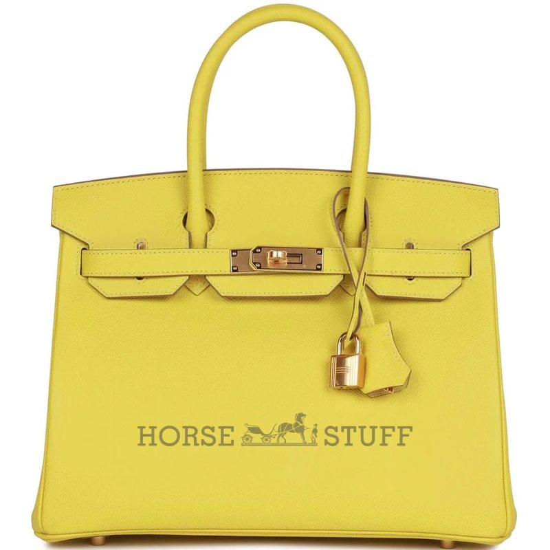 Hermès Birkin 30 Lime Epsom GHW