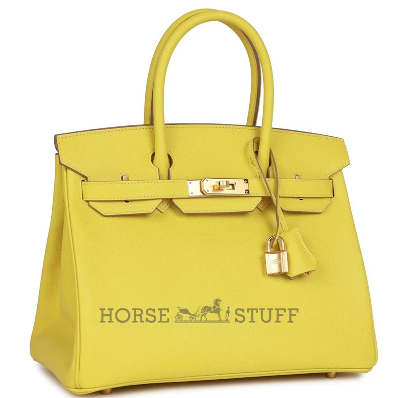 Hermès Birkin 30 Lime Epsom GHW