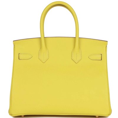 Hermès Birkin 30 Lime Epsom GHW