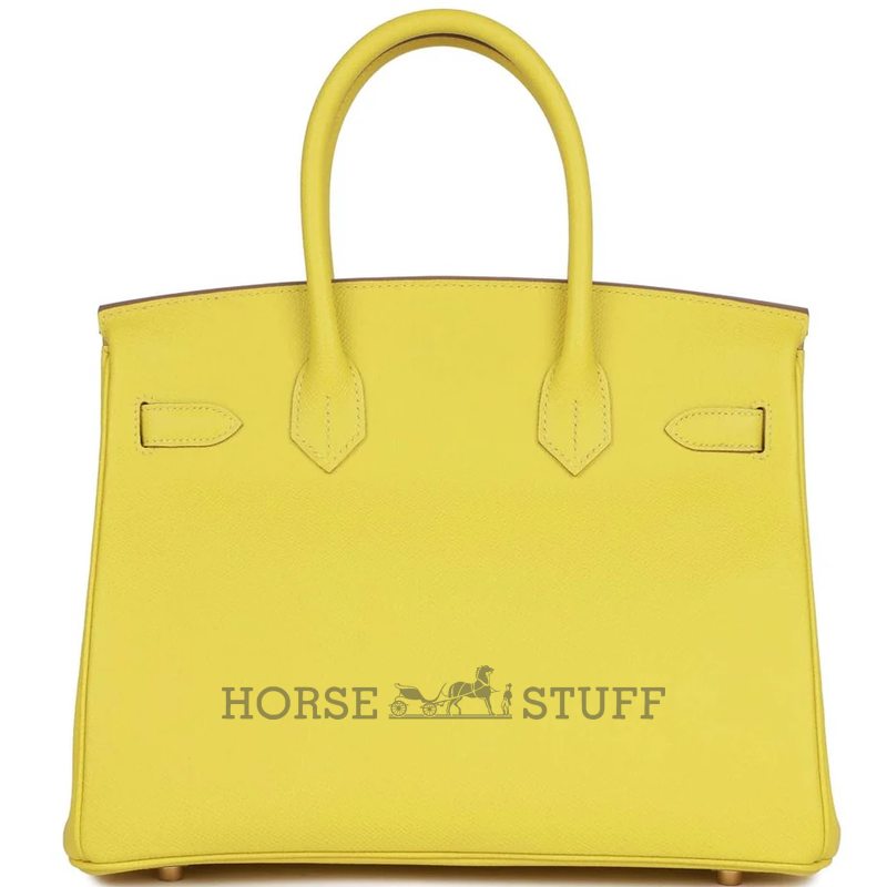 Hermès Birkin 30 Lime Epsom GHW