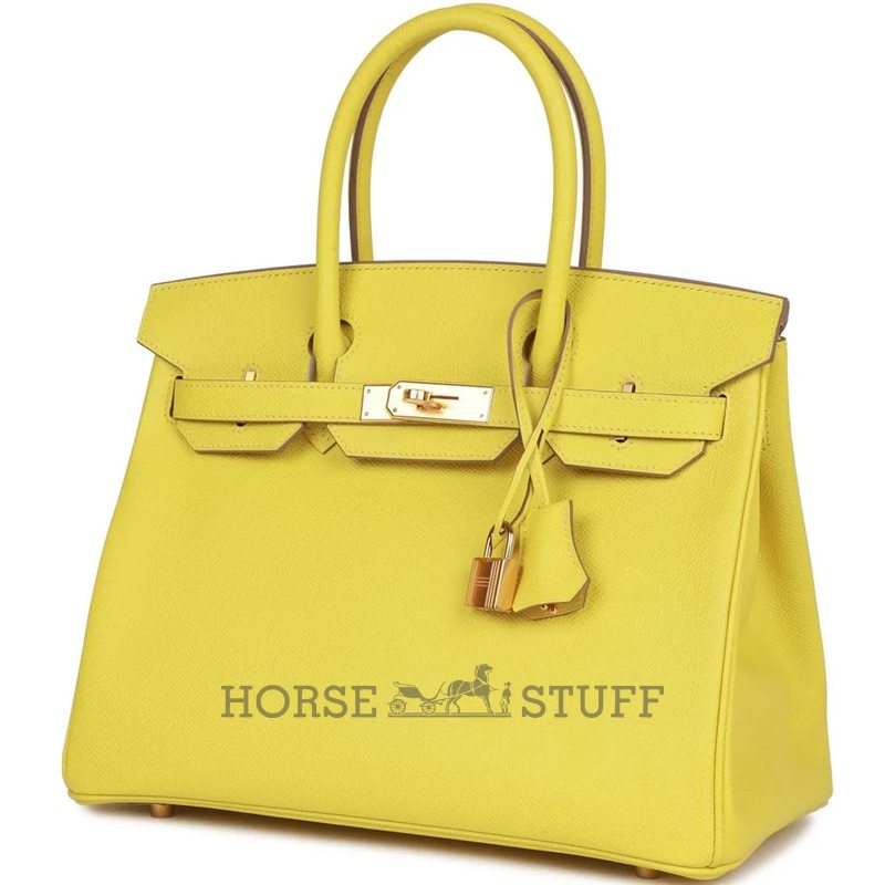 Hermès Birkin 30 Lime Epsom GHW