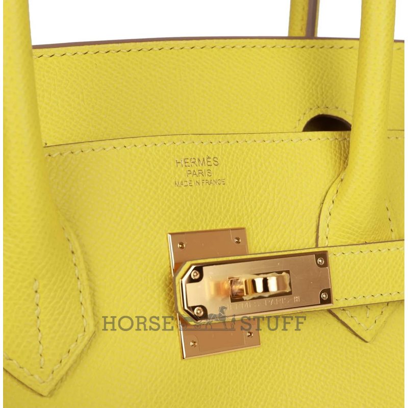 Hermès Birkin 30 Lime Epsom GHW