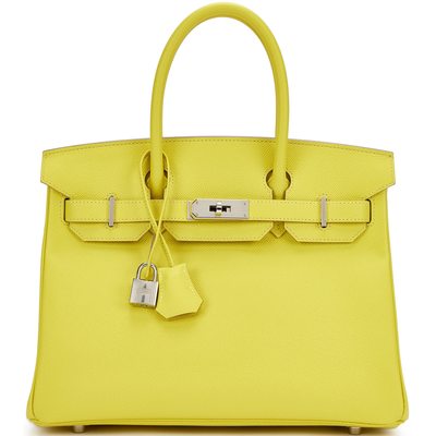 Hermès Birkin 30 Lime Epsom PHW