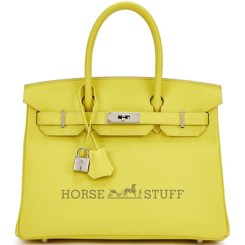 Hermès Birkin 30 Lime Epsom PHW