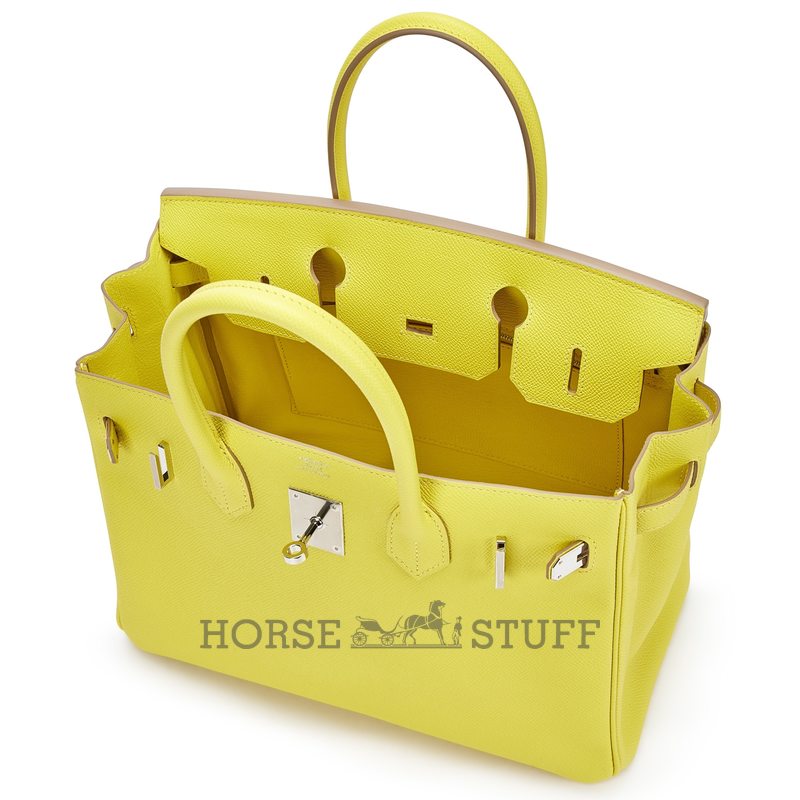 Hermès Birkin 30 Lime Epsom PHW