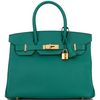 Hermès Birkin 30 Malachite Epsom GHW