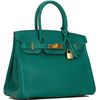 Hermès Birkin 30 Malachite Epsom GHW