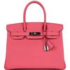 Hermès Birkin 30 Rose Azalee Epsom PHW