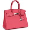 Hermès Birkin 30 Rose Azalee Epsom PHW