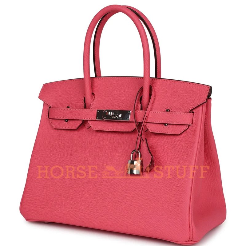 Hermès Birkin 30 Rose Azalee Epsom PHW