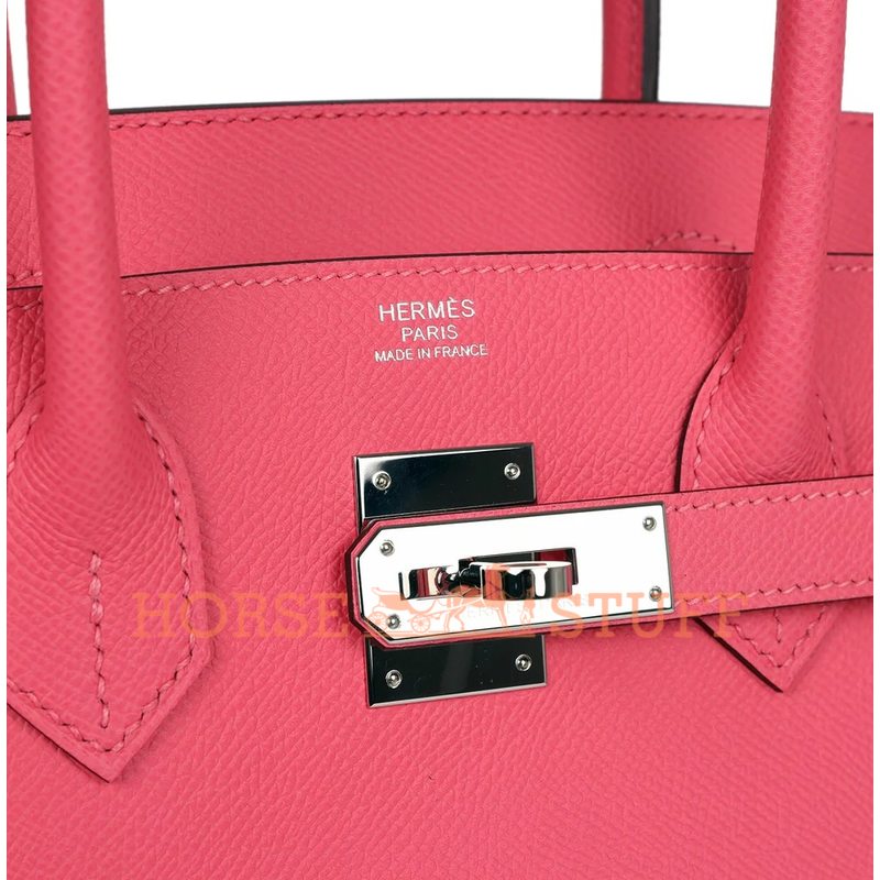 Hermès Birkin 30 Rose Azalee Epsom PHW