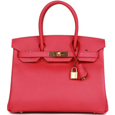 Hermès Birkin 30 Rose Extreme Epsom GHW