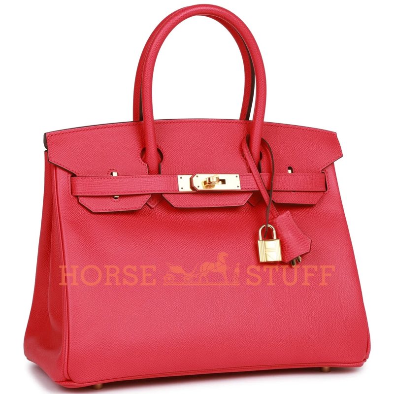 Hermès Birkin 30 Rose Extreme Epsom GHW