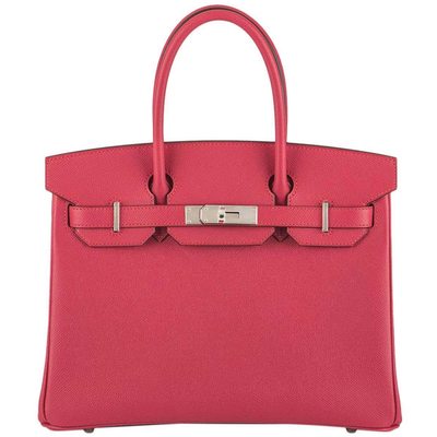 Hermès Birkin 30 Rose Extreme Epsom PHW