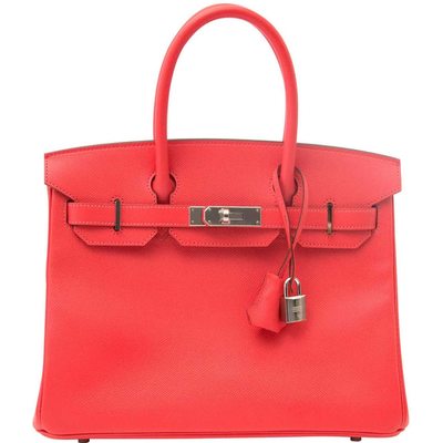 Hermès Birkin 30 Rose Jaipur Epsom PHW