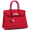 Hermès Birkin 30 Rouge Casaque Epsom GHW