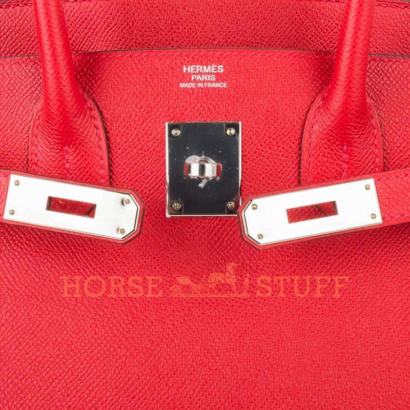 Hermès Birkin 30 Rouge Casaque Epsom PHW