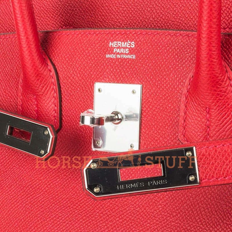 Hermès Birkin 30 Rouge Casaque Epsom PHW