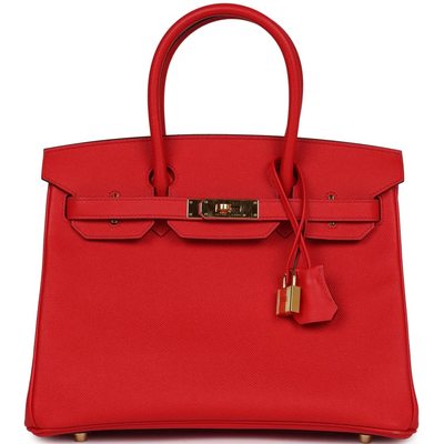 Hermès Birkin 30 Rouge de Coeur Epsom GHW