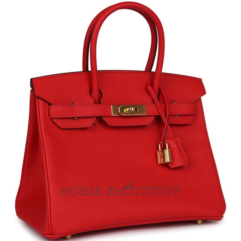 Hermès Birkin 30 Rouge de Coeur Epsom GHW