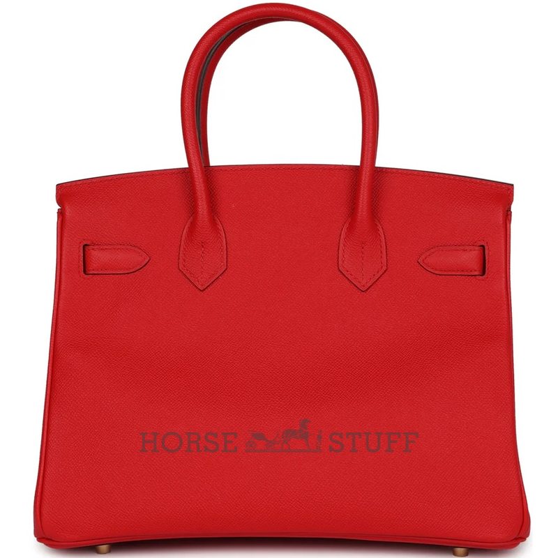 Hermès Birkin 30 Rouge de Coeur Epsom GHW