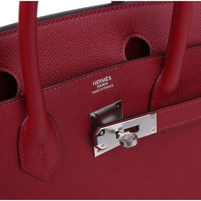 Hermès Birkin 30 Rouge Grenat Epsom PHW