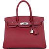Hermès Birkin 30 Rouge Grenat Epsom PHW