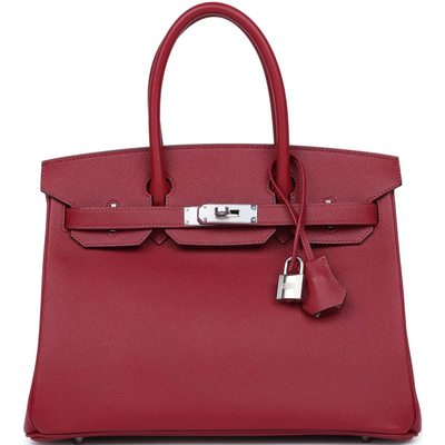 Hermès Birkin 30 Rouge Grenat Epsom PHW