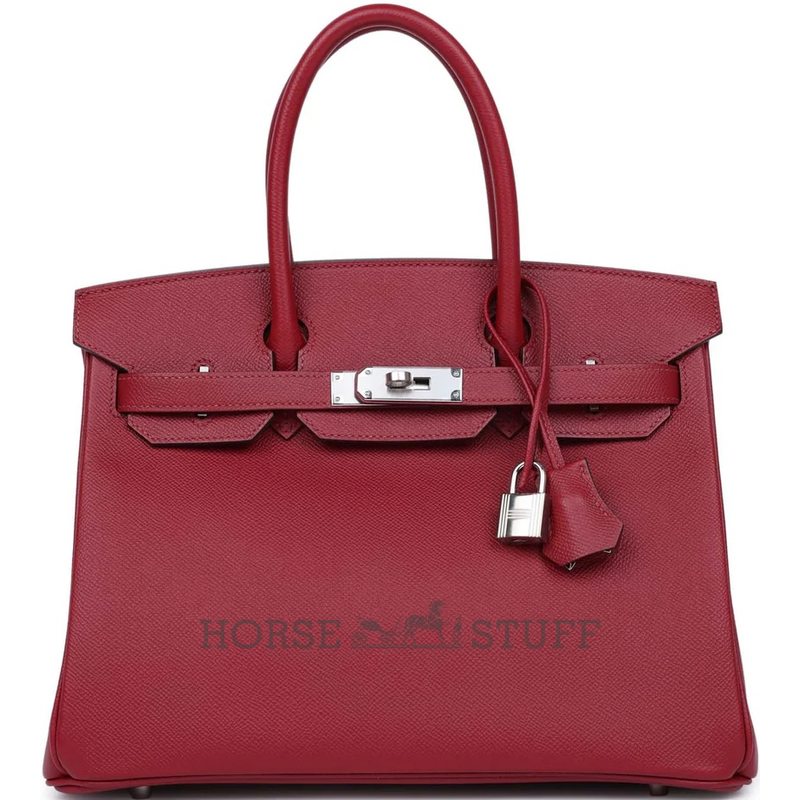 Hermès Birkin 30 Rouge Grenat Epsom PHW