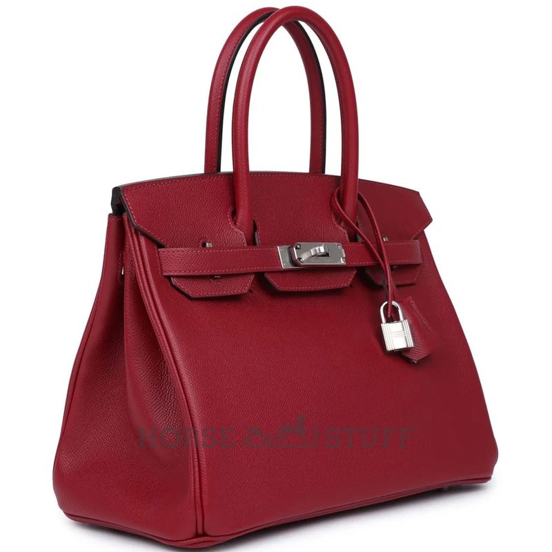 Hermès Birkin 30 Rouge Grenat Epsom PHW
