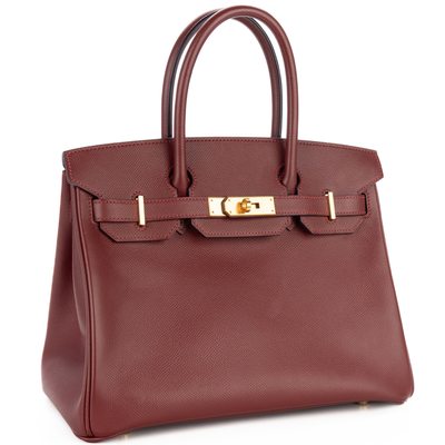 Hermès Birkin 30 Rouge H Epsom GHW
