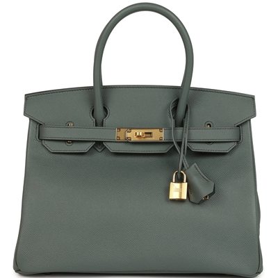 Hermès Birkin 30 Vert Amande Epsom GHW
