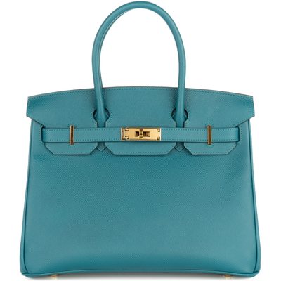 Hermès Birkin 30 Vert Bosphore Epsom GHW